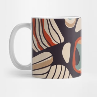 Abstract butterfly wings inspired boho pattern design Mug